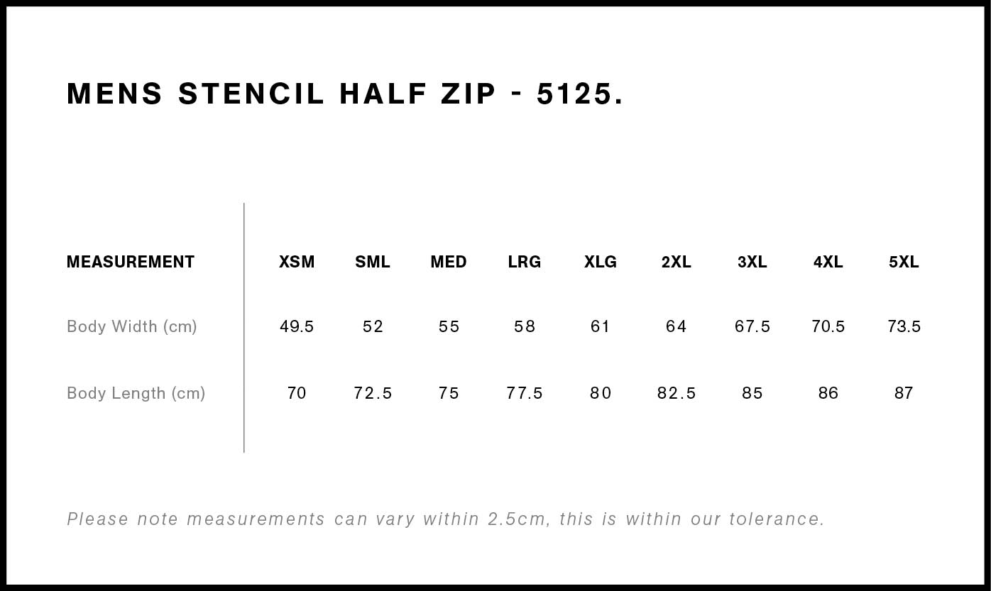 OOM Half Zip Crewneck (black)