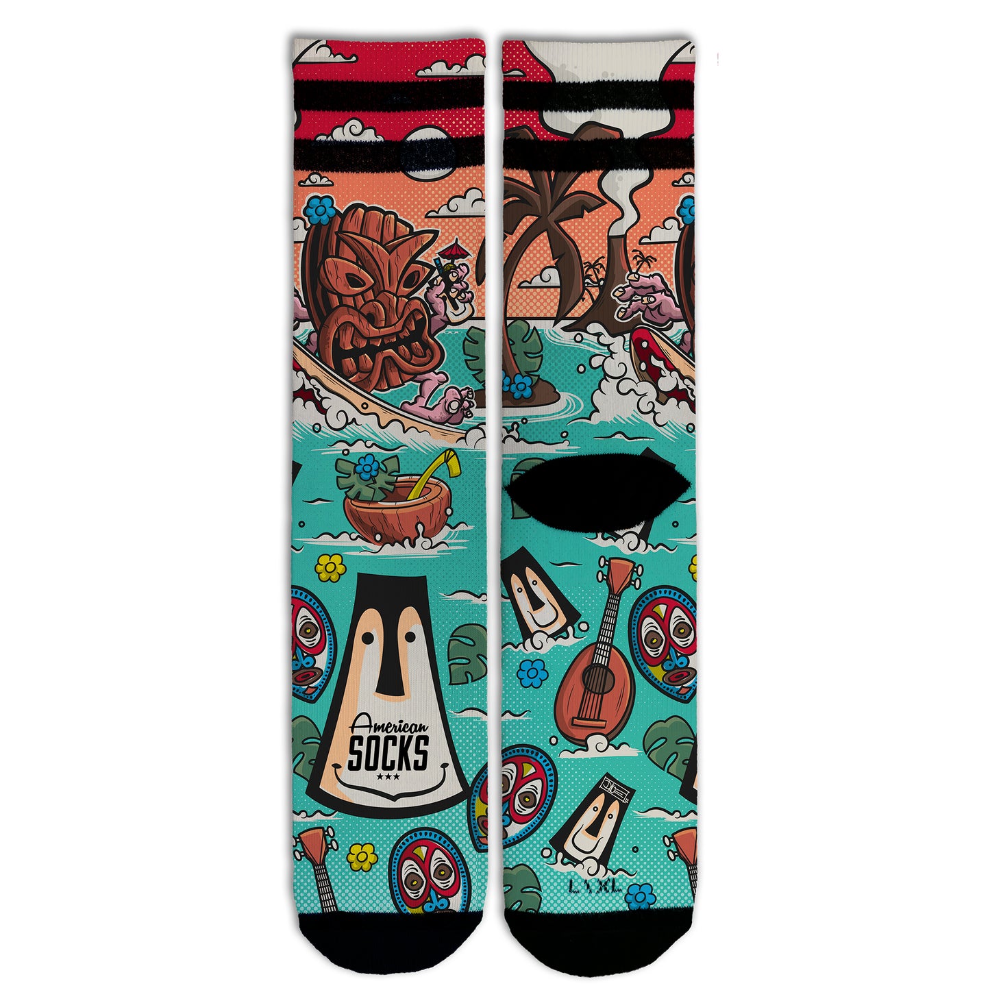 "Tiki Surf" Signature Socks