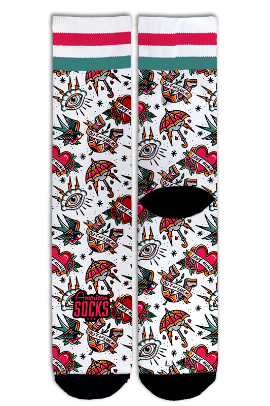 "Love Hurts" Signature Socks