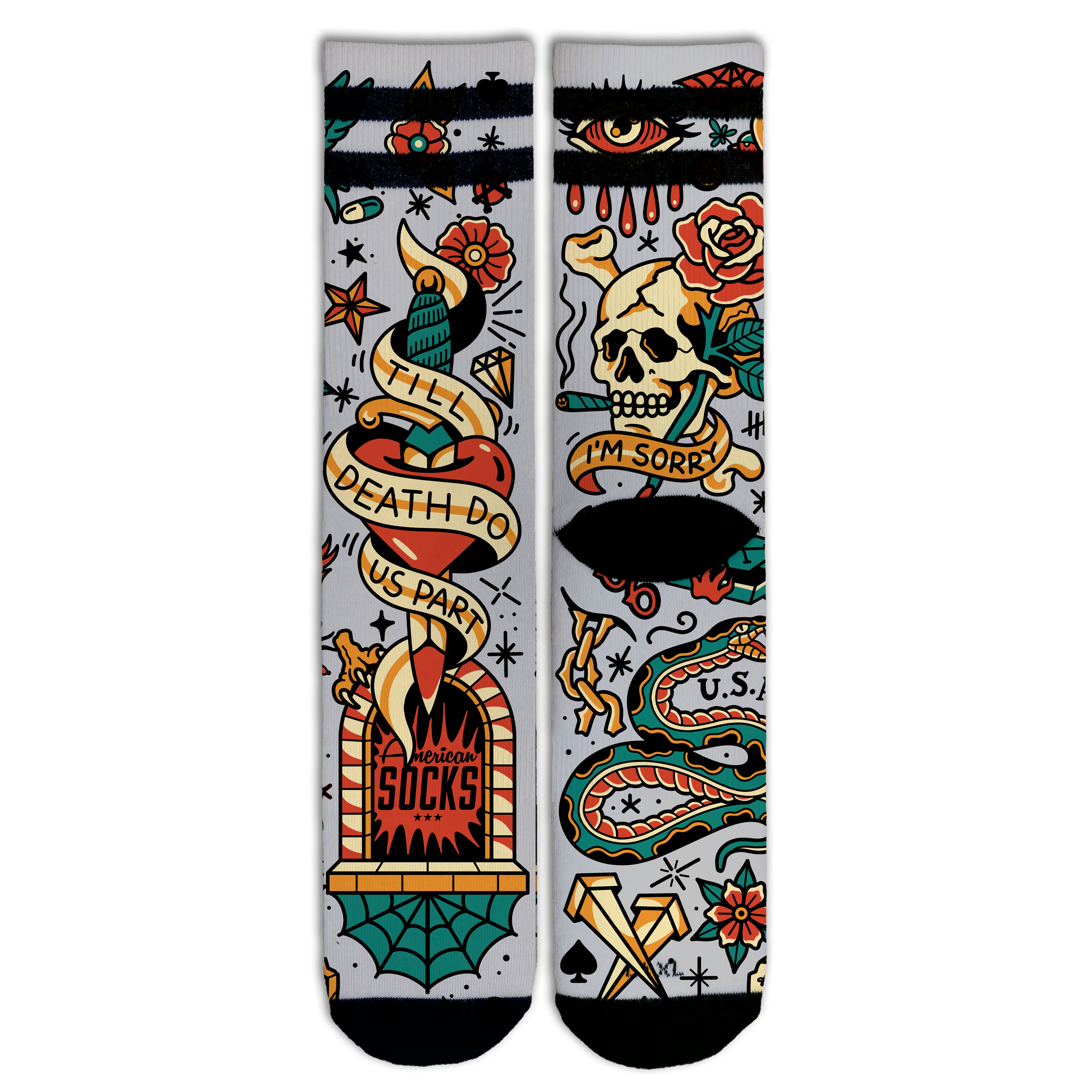 "Till Death Do Us Part" Signature Socks