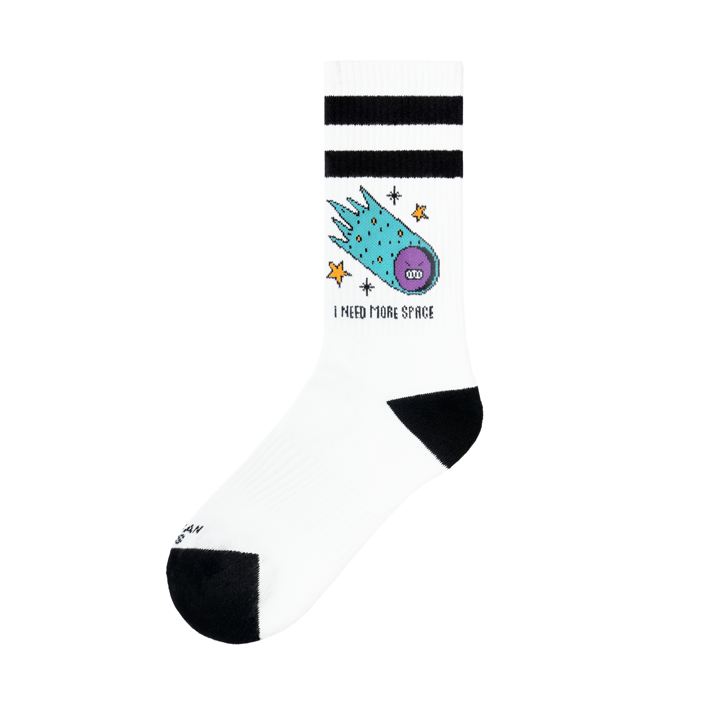 "More Space" Mid High Socks