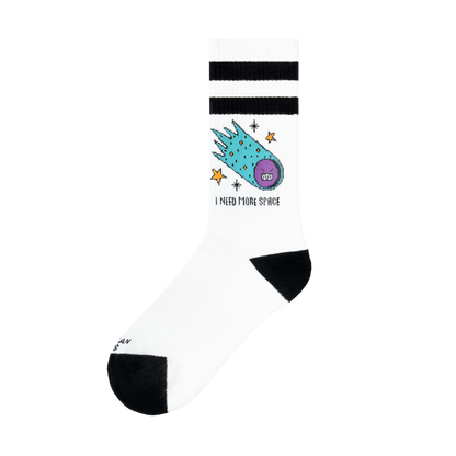 "More Space" Mid High Socks