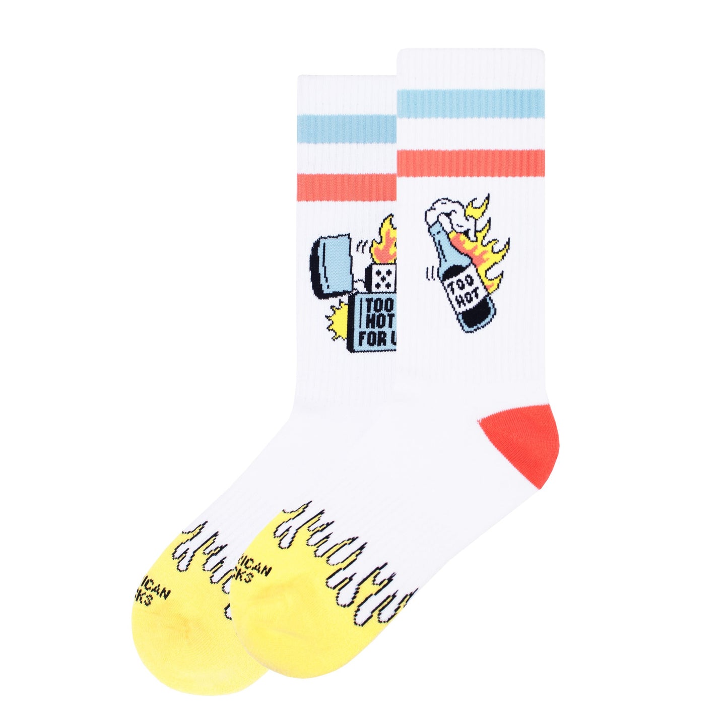 "2 Hot 4 You" Mid High Socks