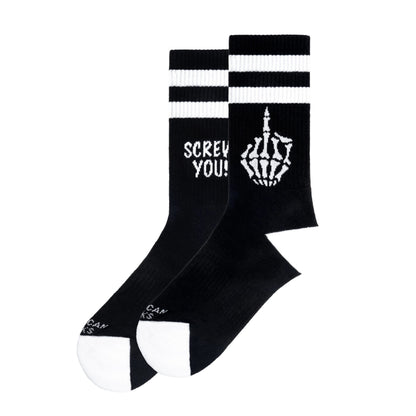 "Screw You" Mid High Socks