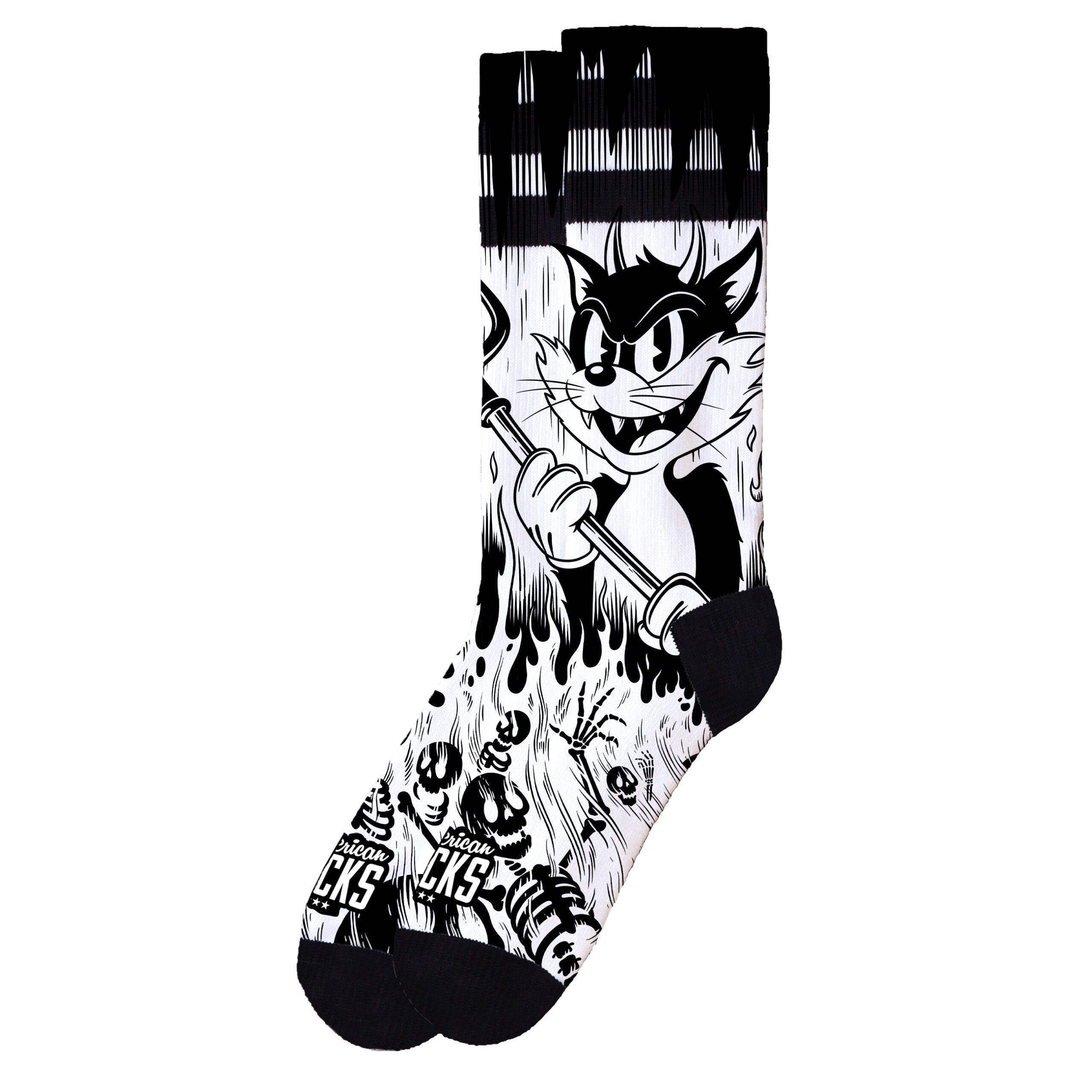 "Evil Cat" Signature Socks