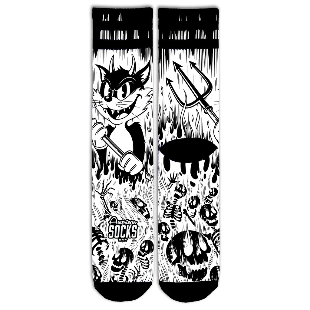 "Evil Cat" Signature Socks