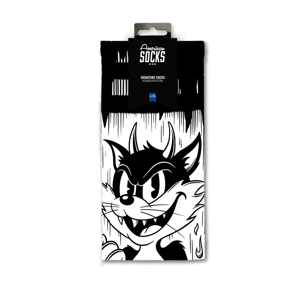 "Evil Cat" Signature Socks