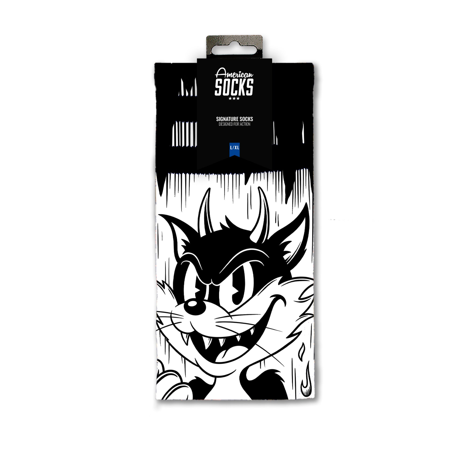 "Evil Cat" Signature Socks