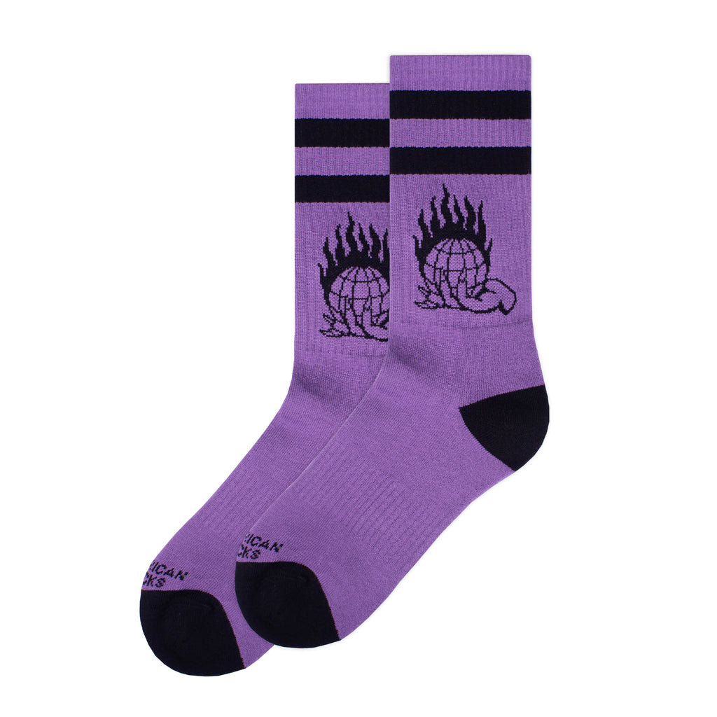 "Cataclysm" Mid High Socks