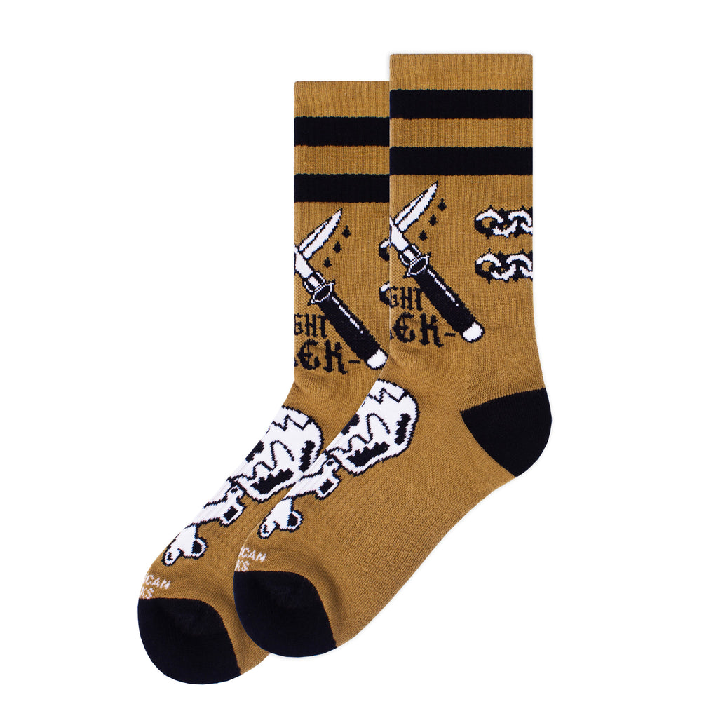 "Fight Back" Mid High Socks