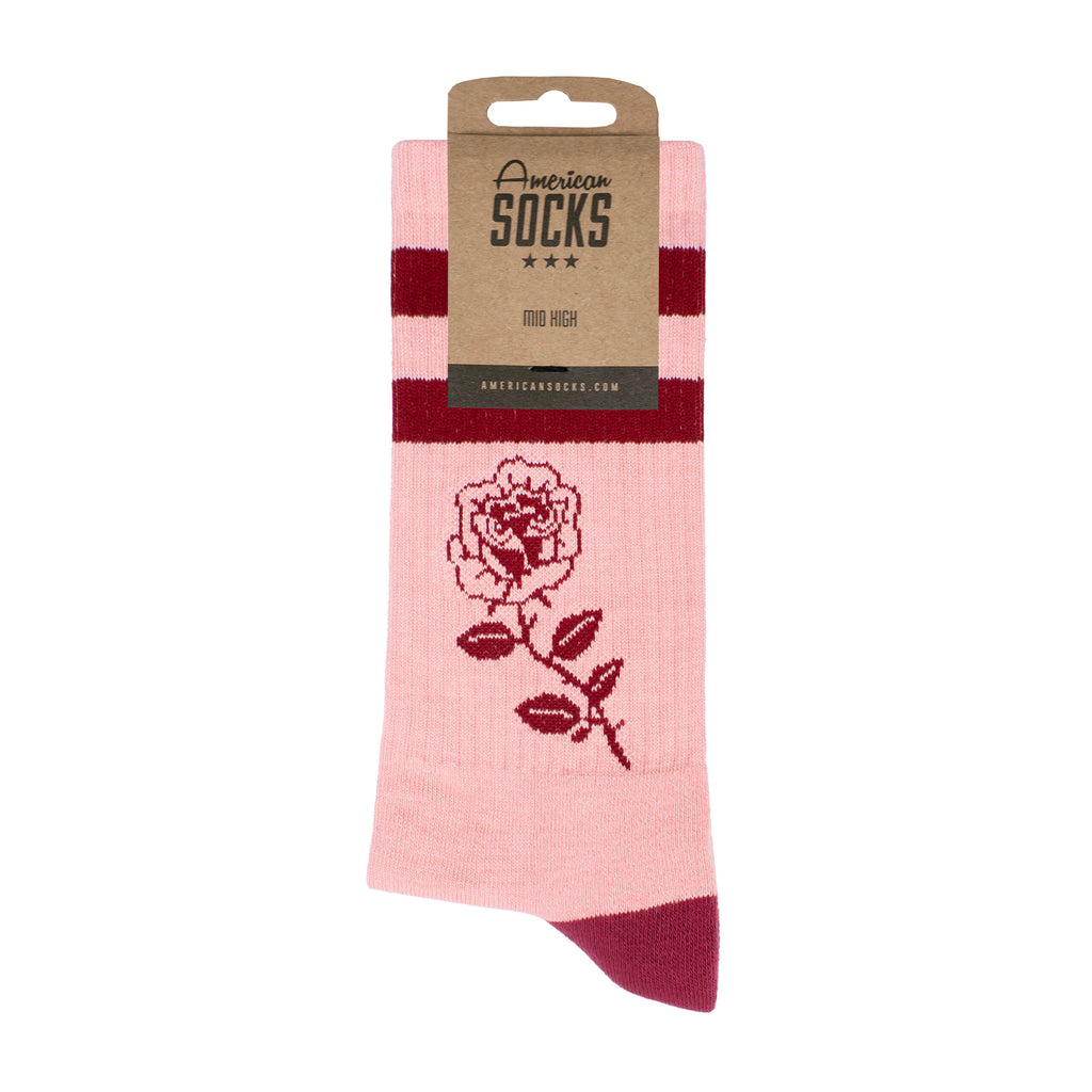 "Rose" Mid High Socks