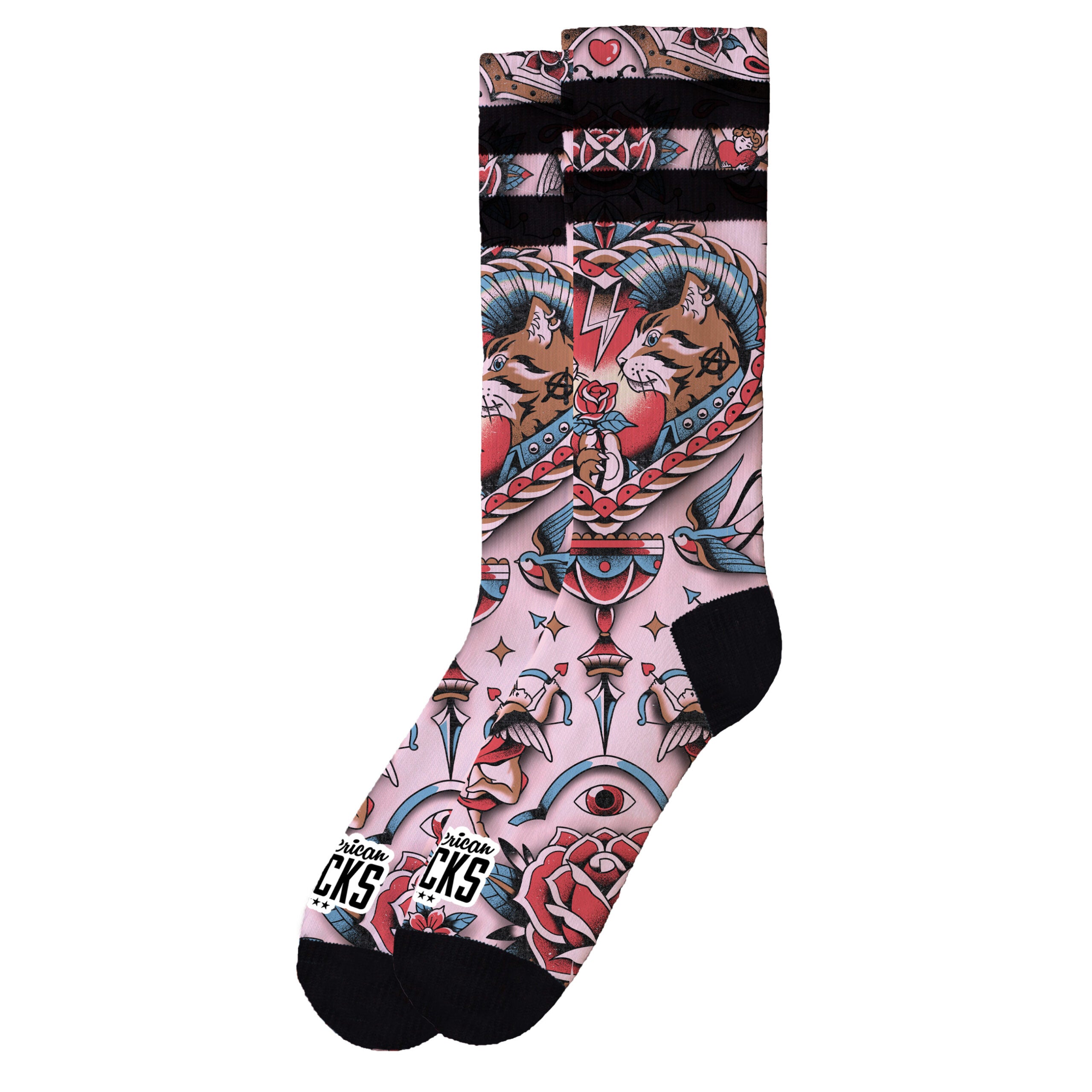 "Feline Hearts" Signature Socks