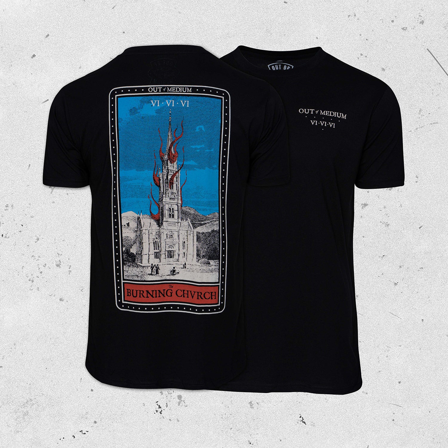 "The Burning Chvrch" T-Shirt