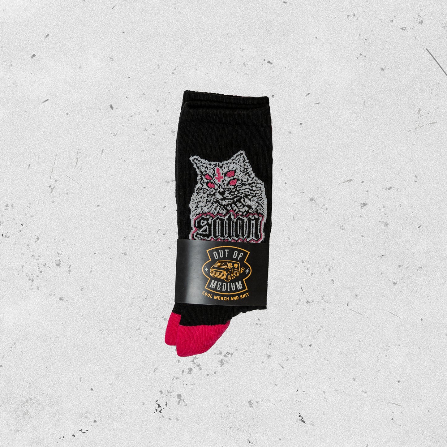 "Satancat" Socks (black)