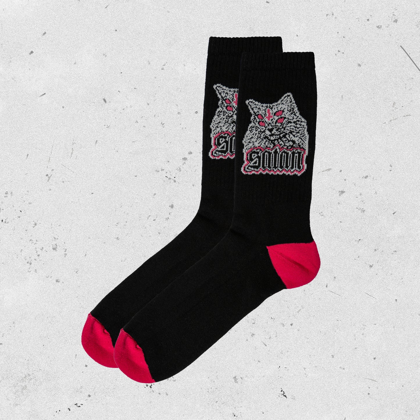 "Satancat" Socks (black)