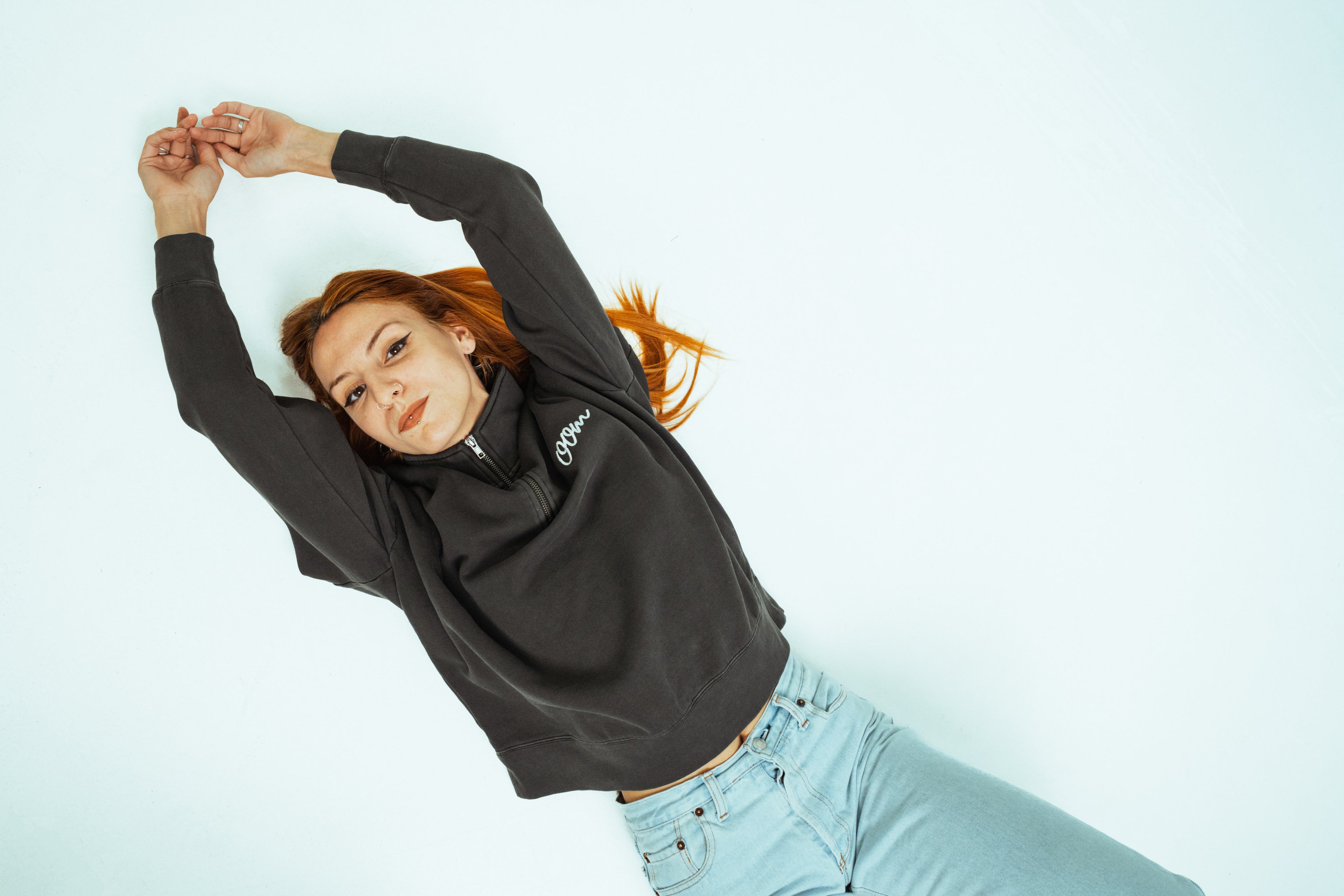 OOM Women's Relax Faded Half Zip