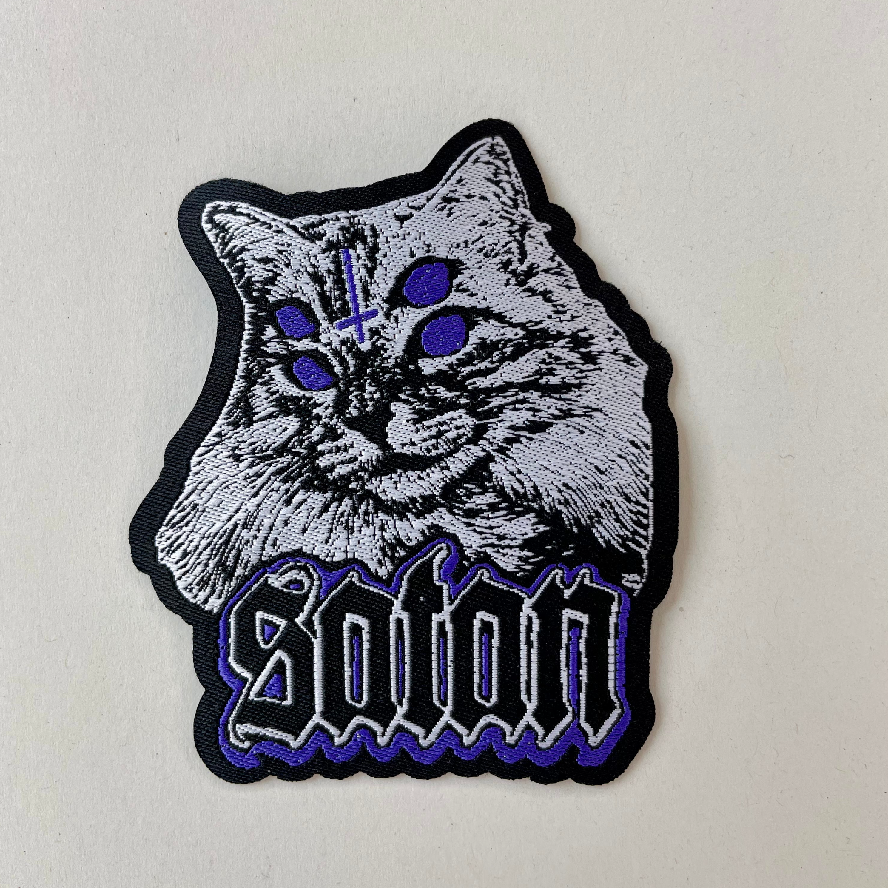 "Satancat" Woven Patch