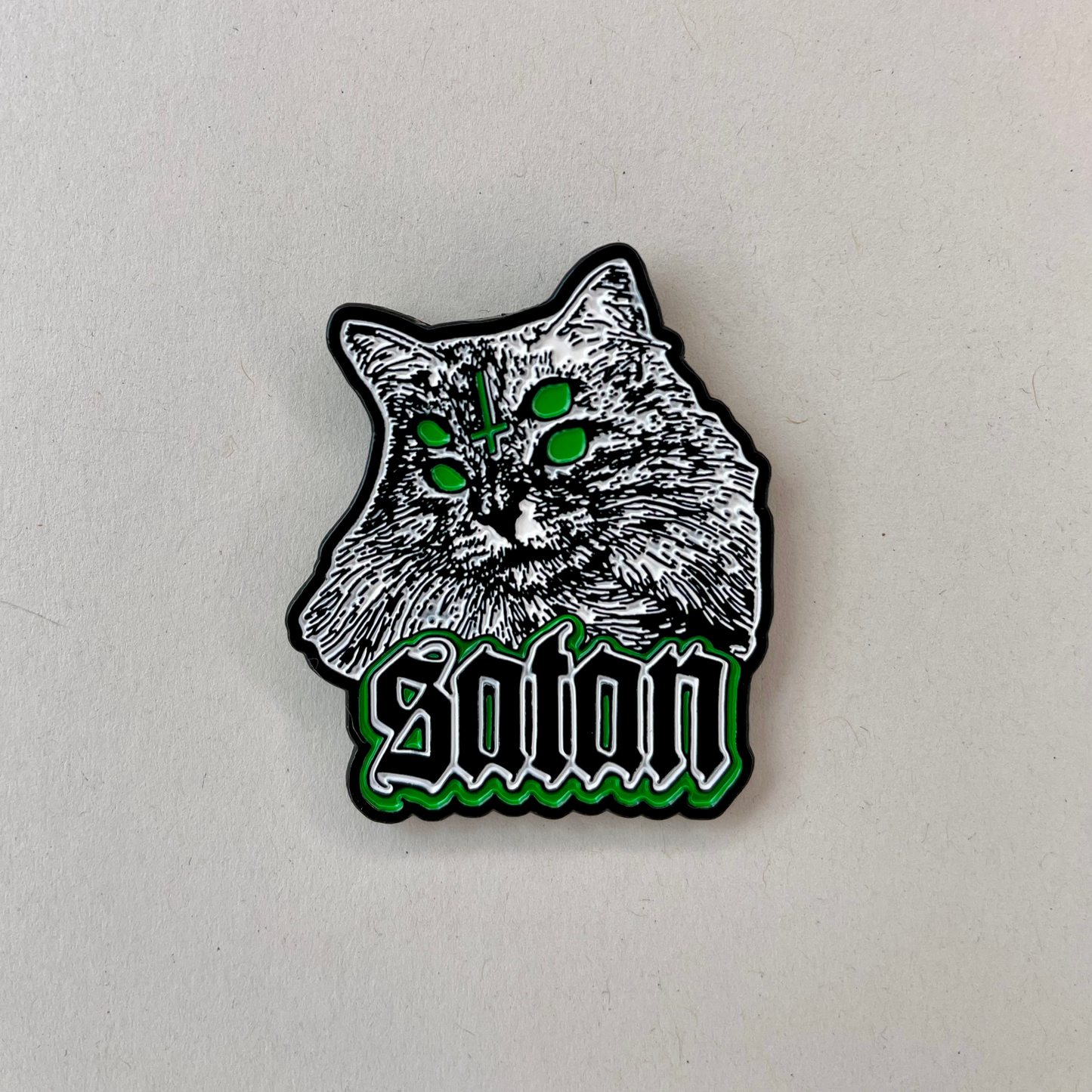 "Satancat" Enamel Pin