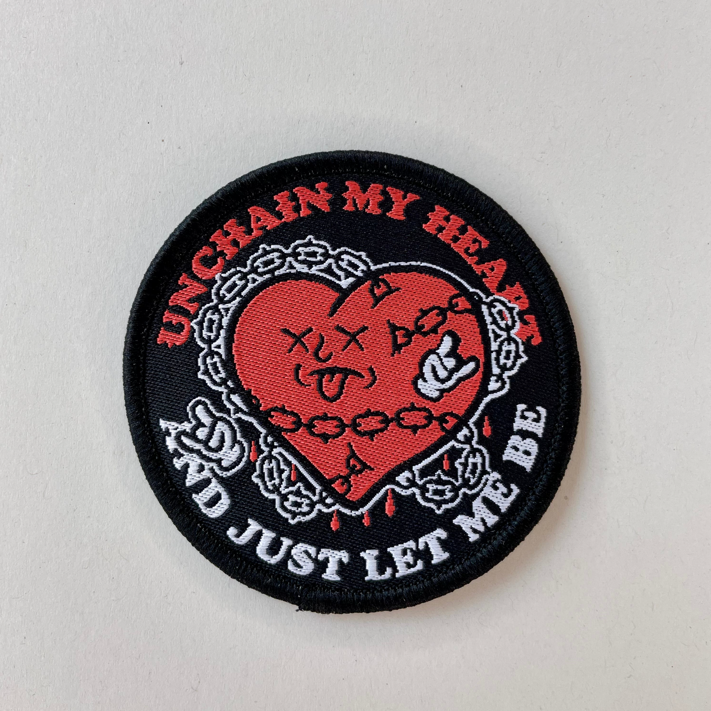 "Unchain my Heart" Woven Patch