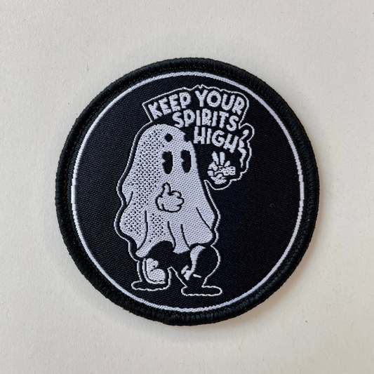 "Keep your Spirits High" Woven Patch