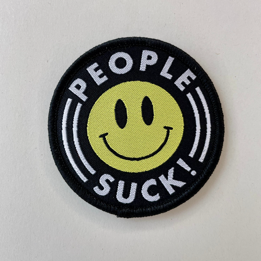 "People Suck" Woven Patch