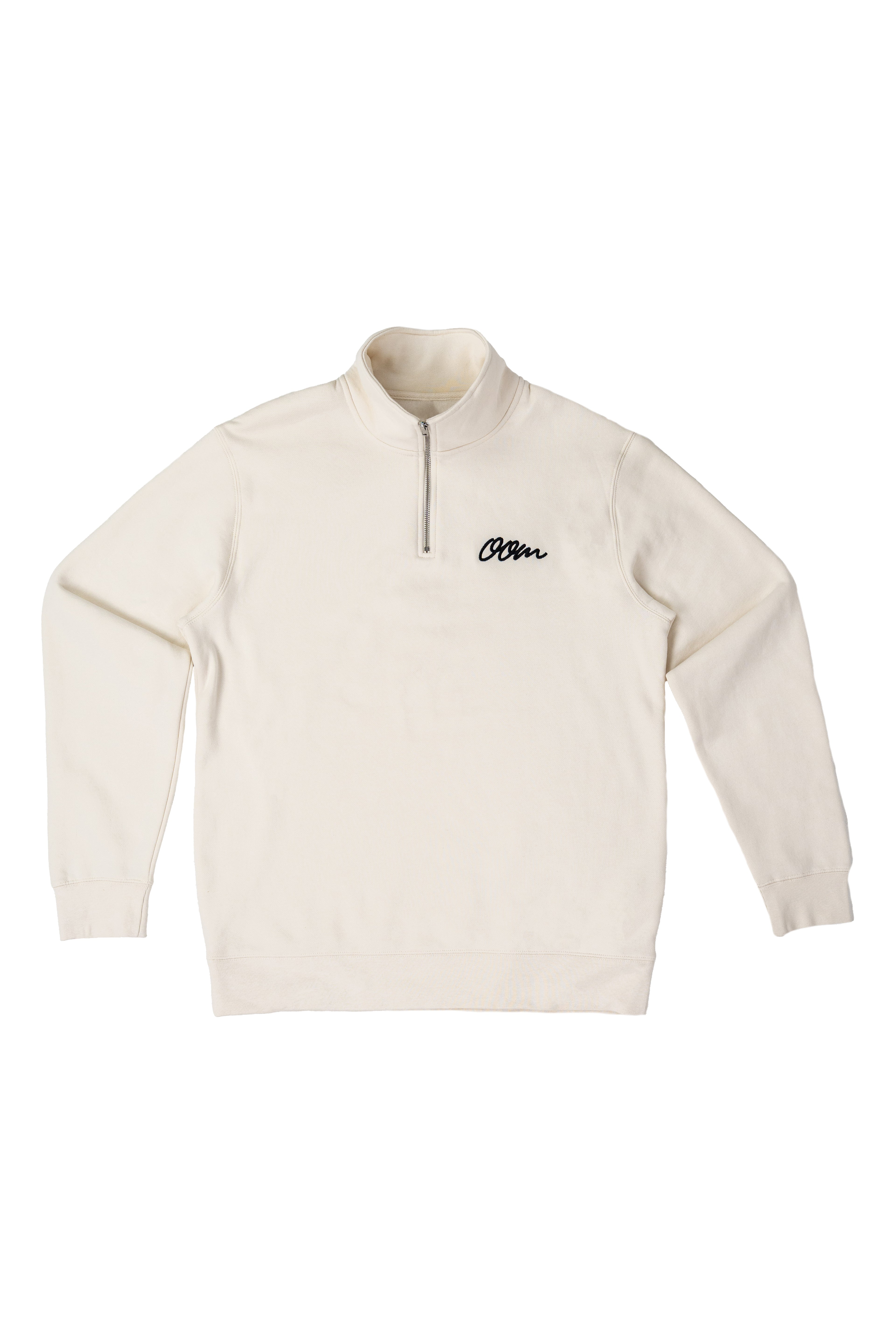OOM Half Zip Crewneck (ecru)