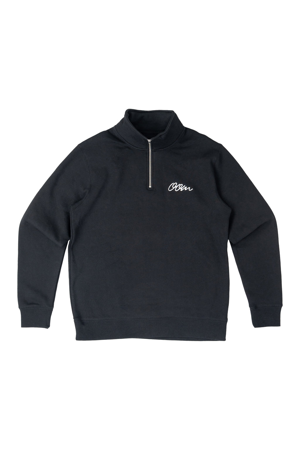 OOM Half Zip Crewneck (black)