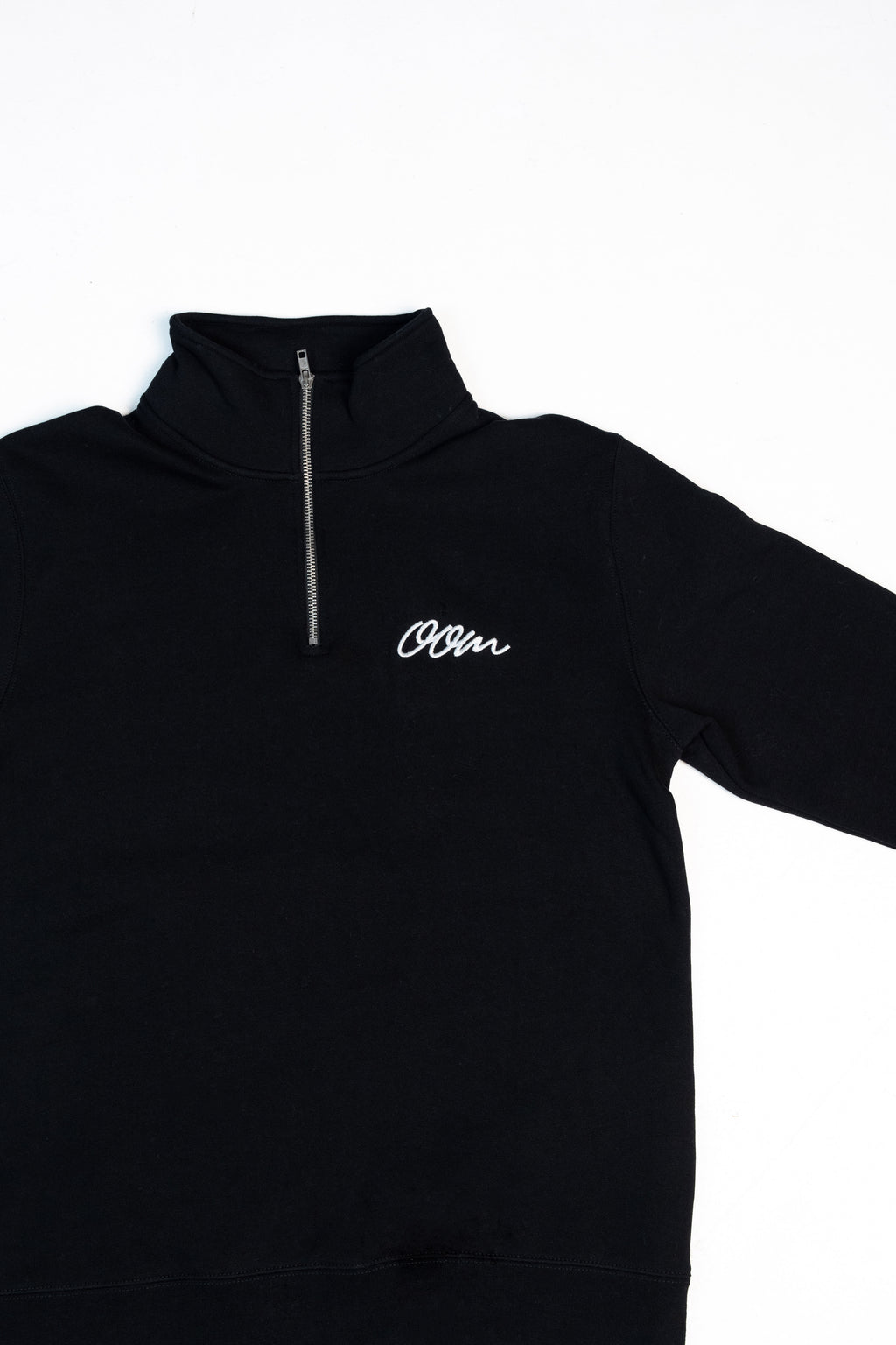 OOM Half Zip Crewneck (black)
