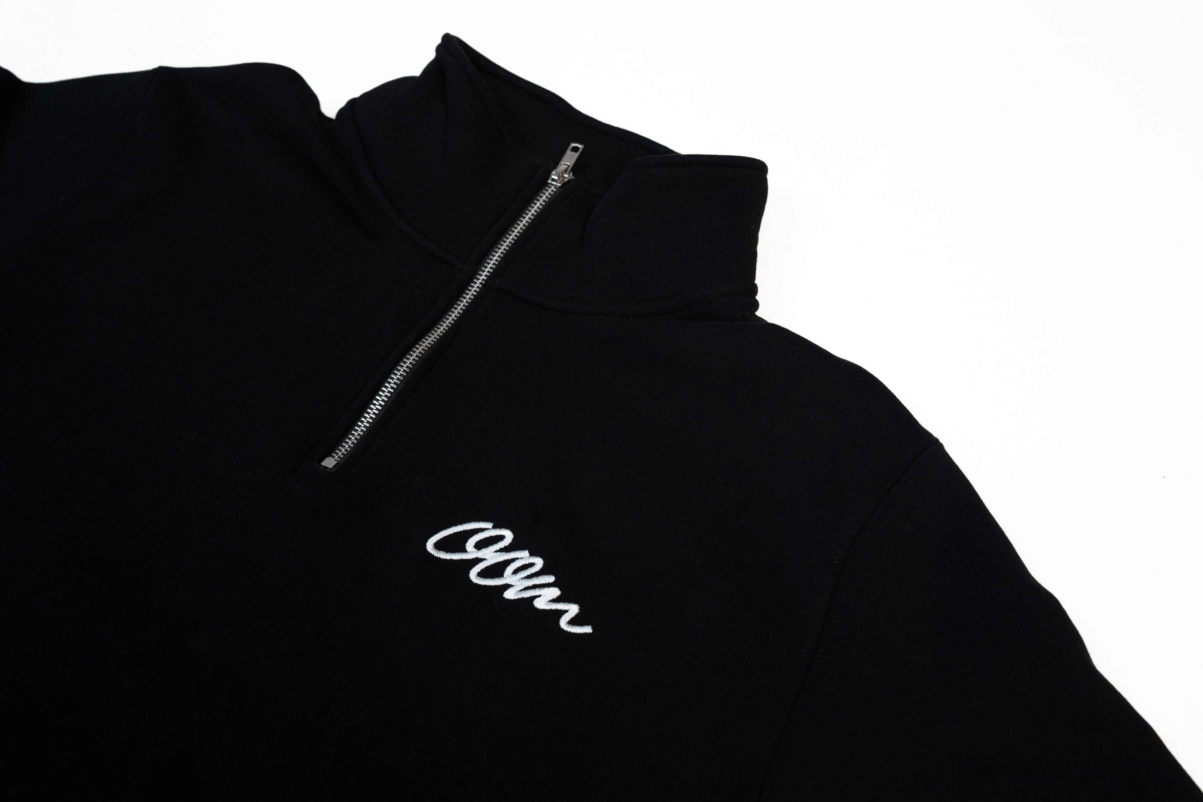 OOM Half Zip Crewneck (black)