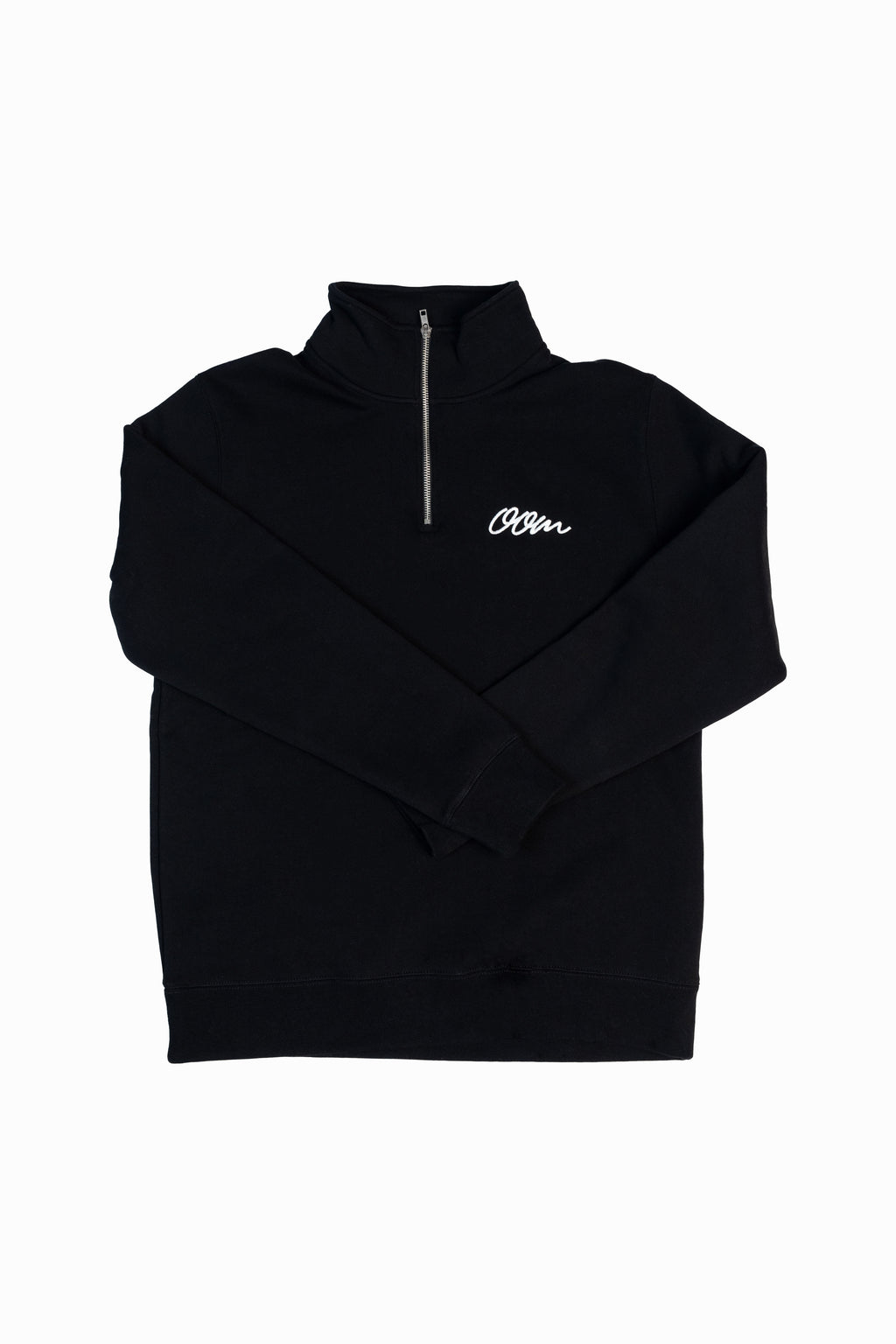 OOM Half Zip Crewneck (black)