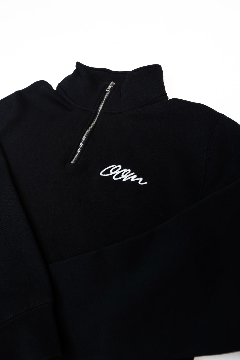 OOM Half Zip Crewneck (black)