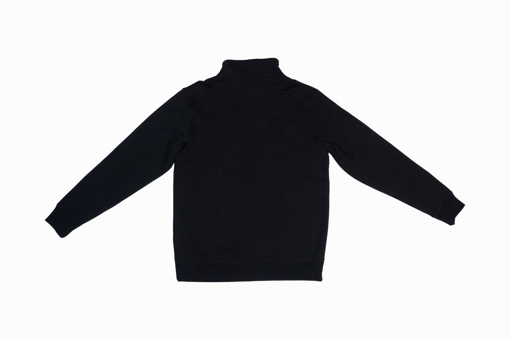 OOM Half Zip Crewneck (black)