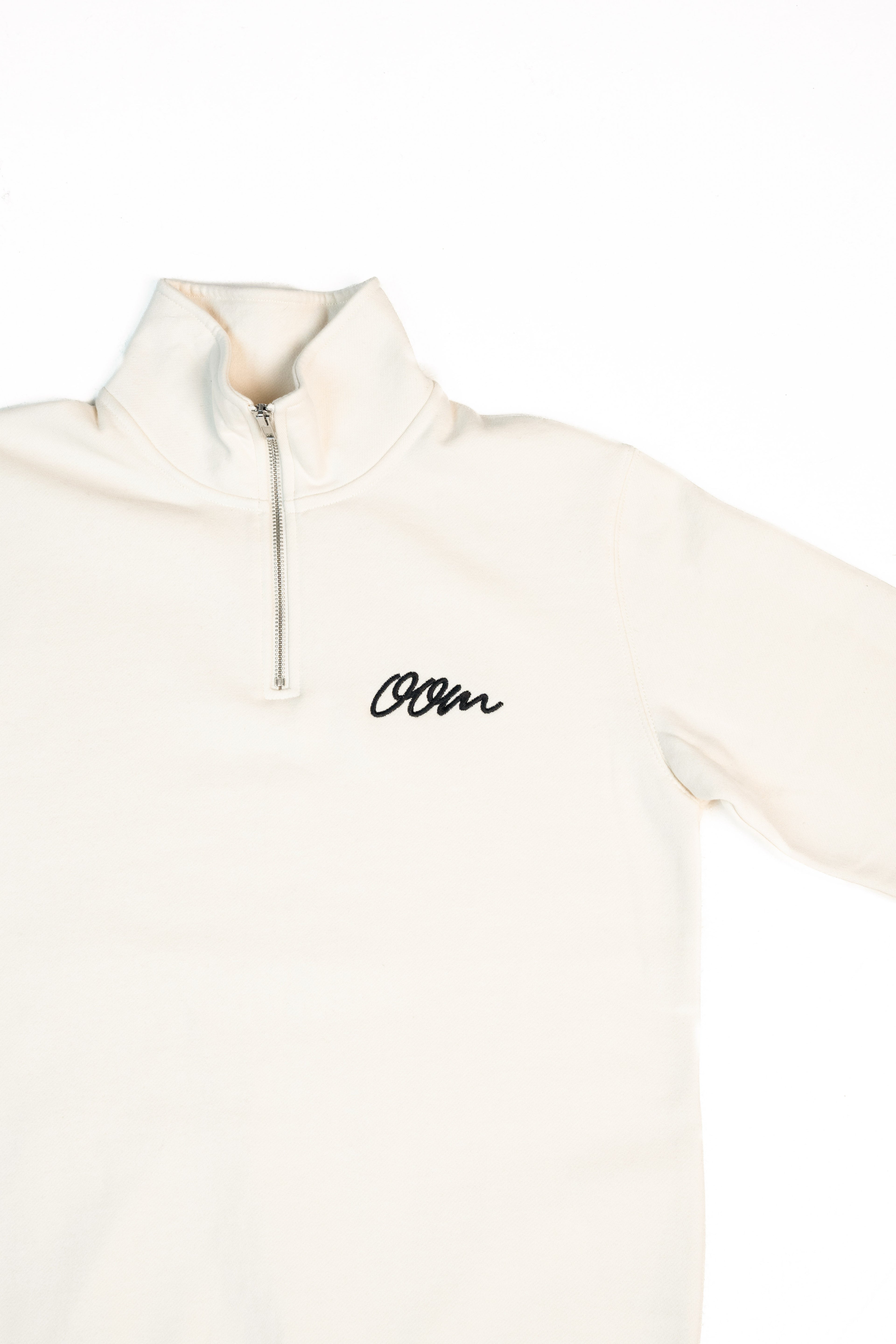 OOM Half Zip Crewneck (ecru)