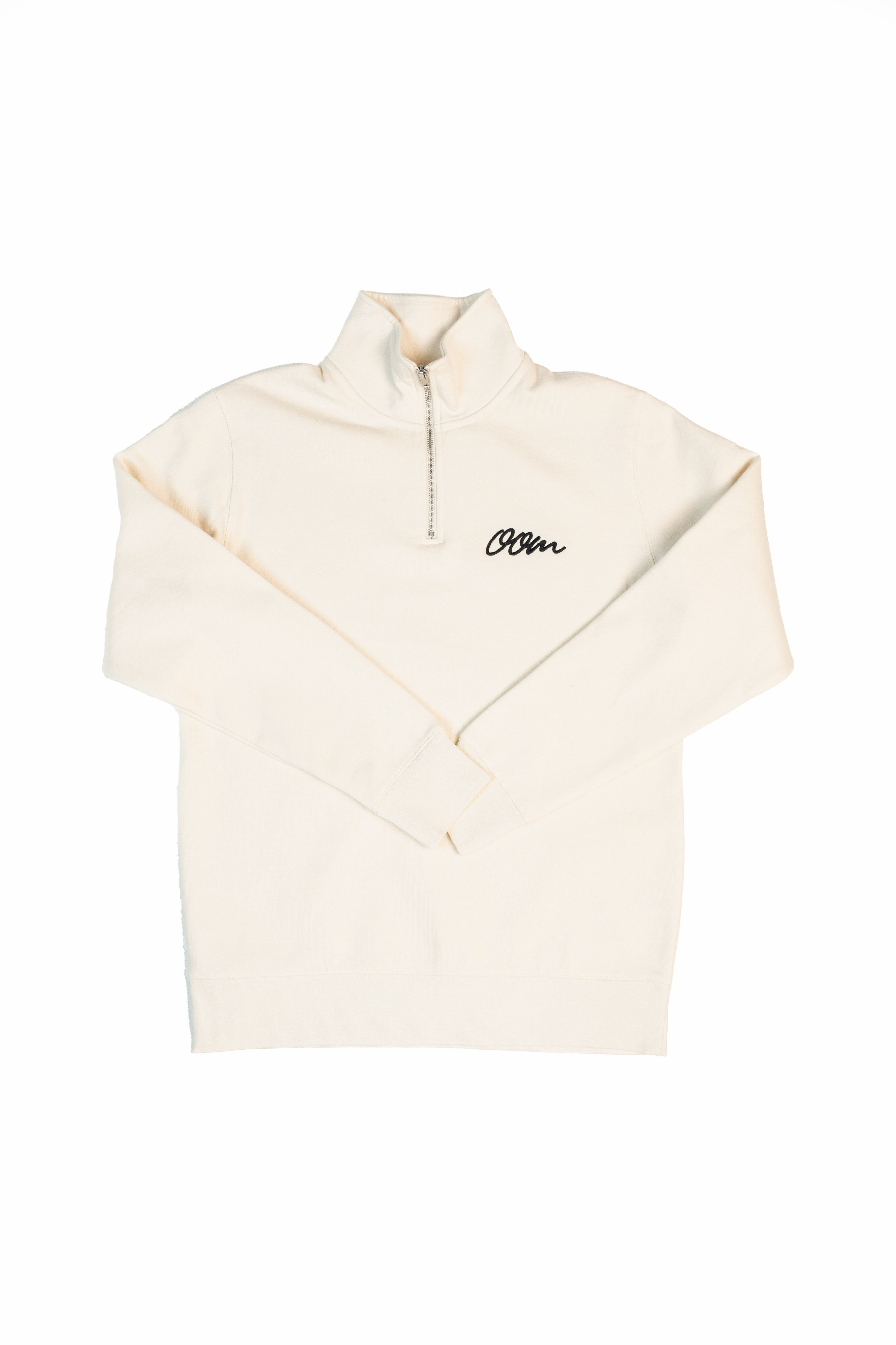 OOM Half Zip Crewneck (ecru)