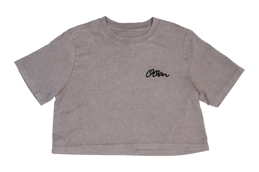 OOM Stone Wash Heavy Crop (Grey Stone)