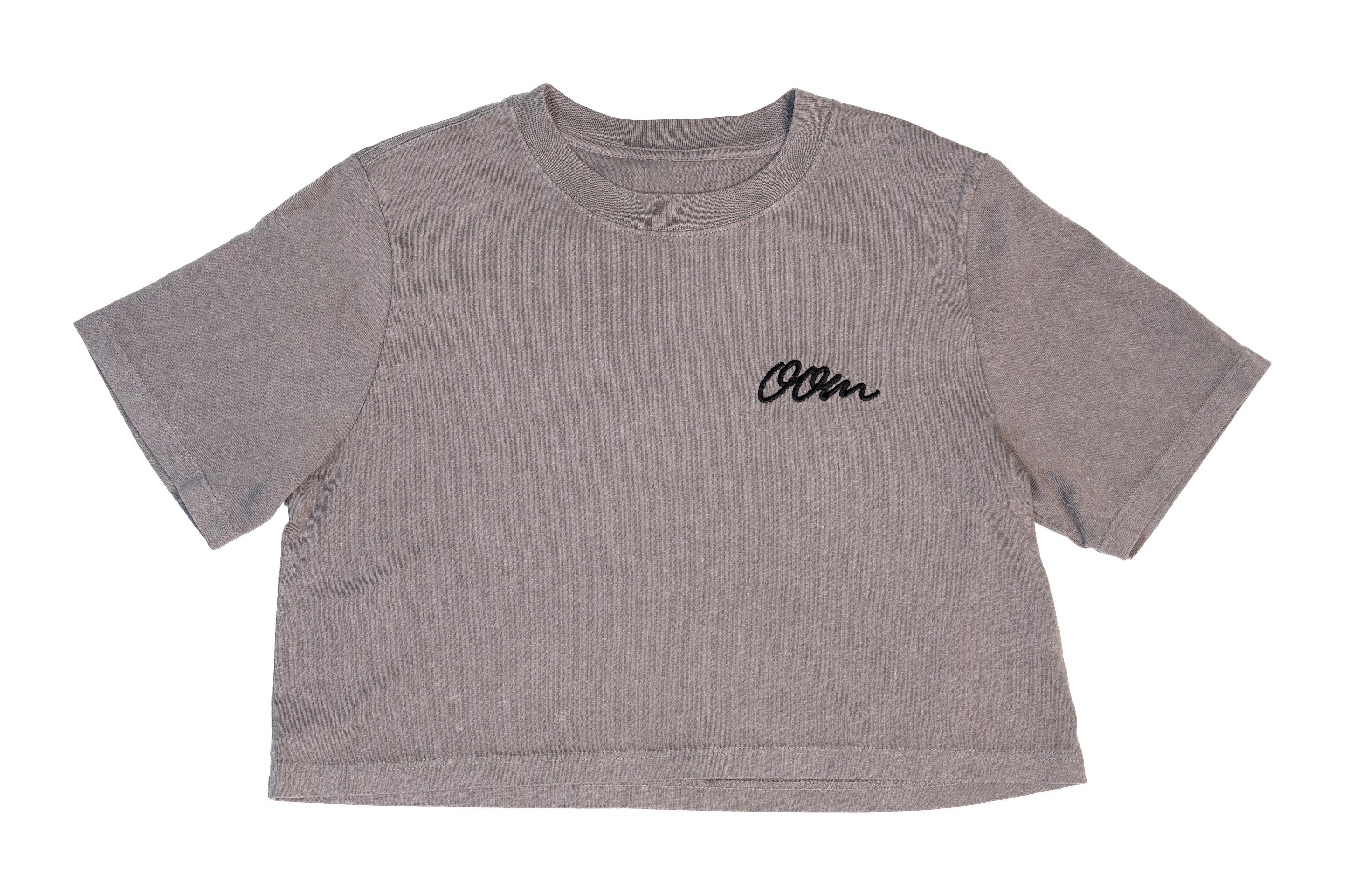 OOM Stone Wash Heavy Crop (Grey Stone)