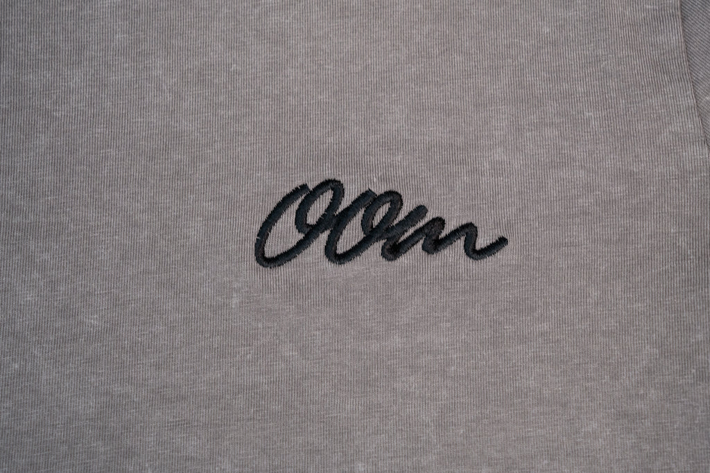 OOM Stone Wash Heavy Crop (Grey Stone)