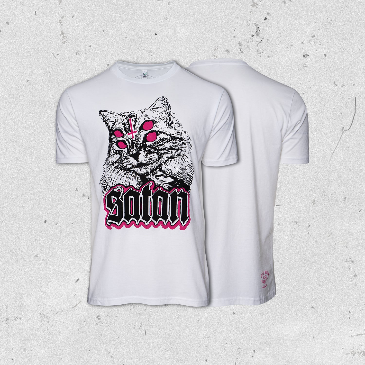 "Satancat" t-shirt (white)