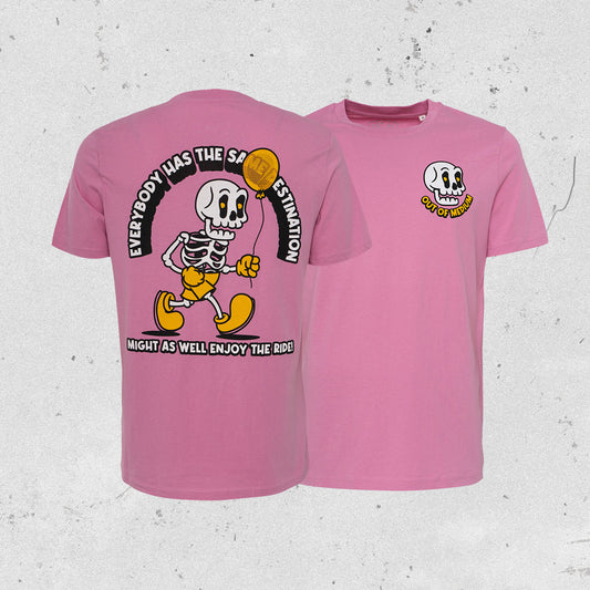 "Skelly Boy" T-Shirt (Bubble Pink)