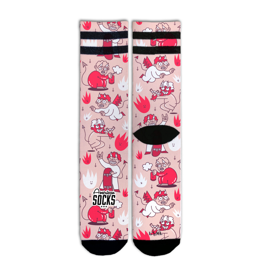 "Naughty Devil" Signature Socks