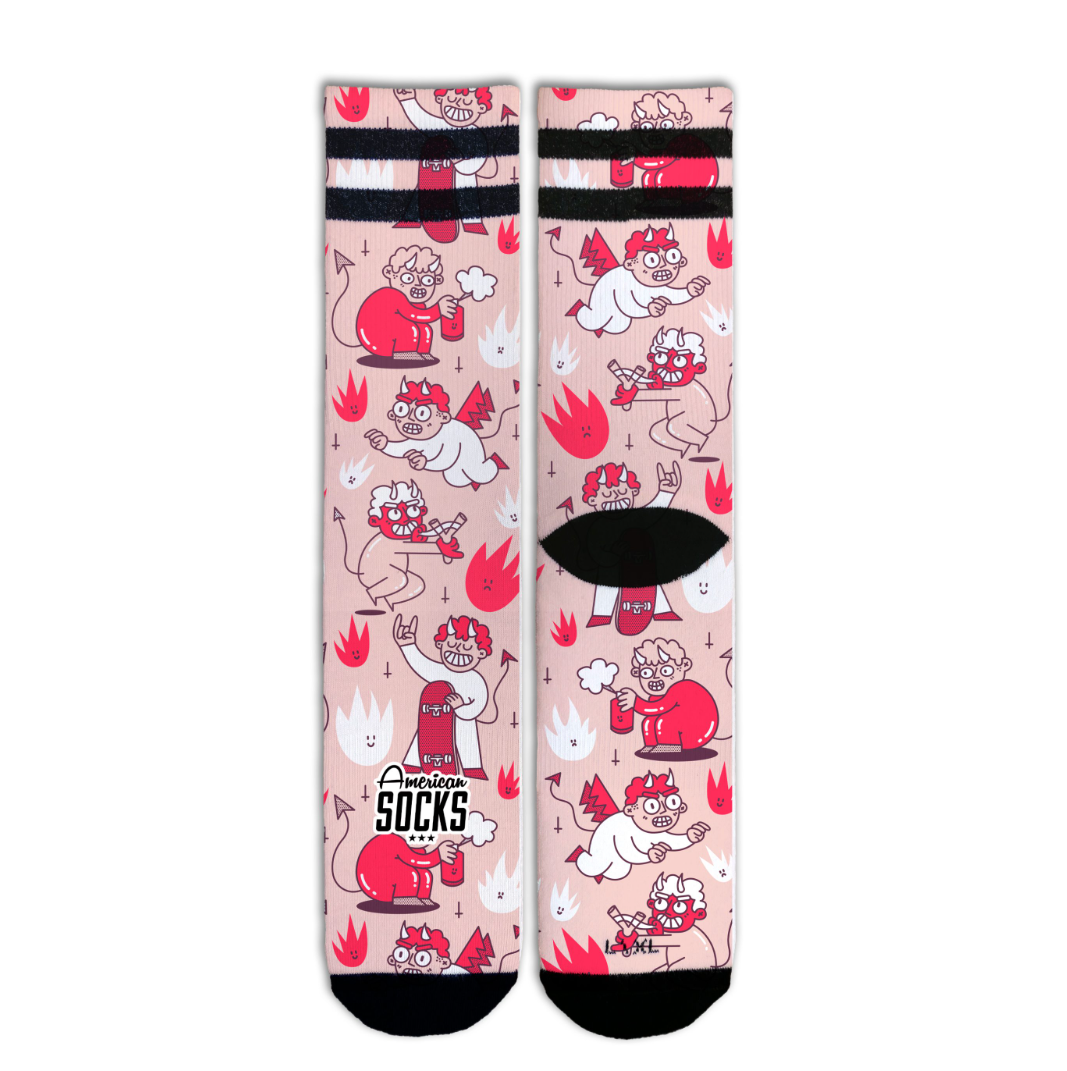 "Naughty Devil" Signature Socks