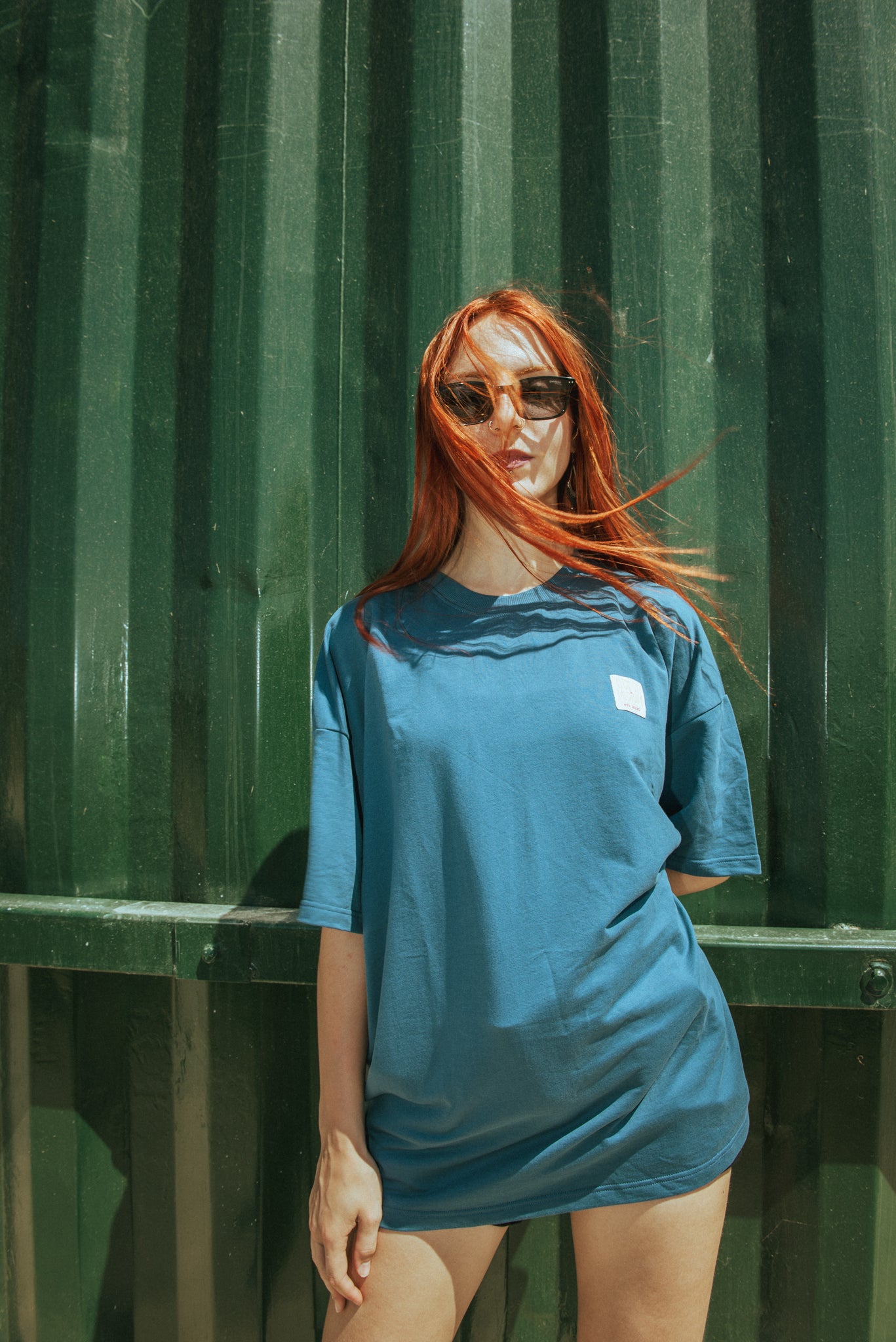 Heavy Oversized Tee (navy blue)