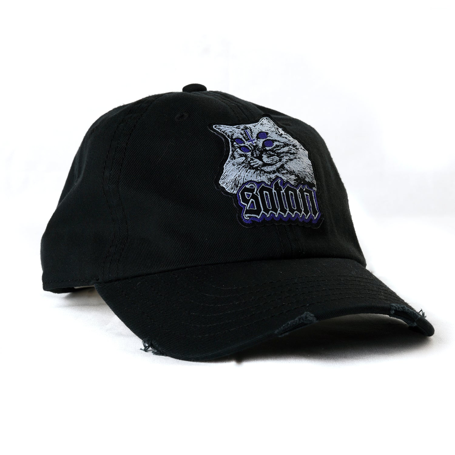 "Satancat" Destroyed Dad Hat