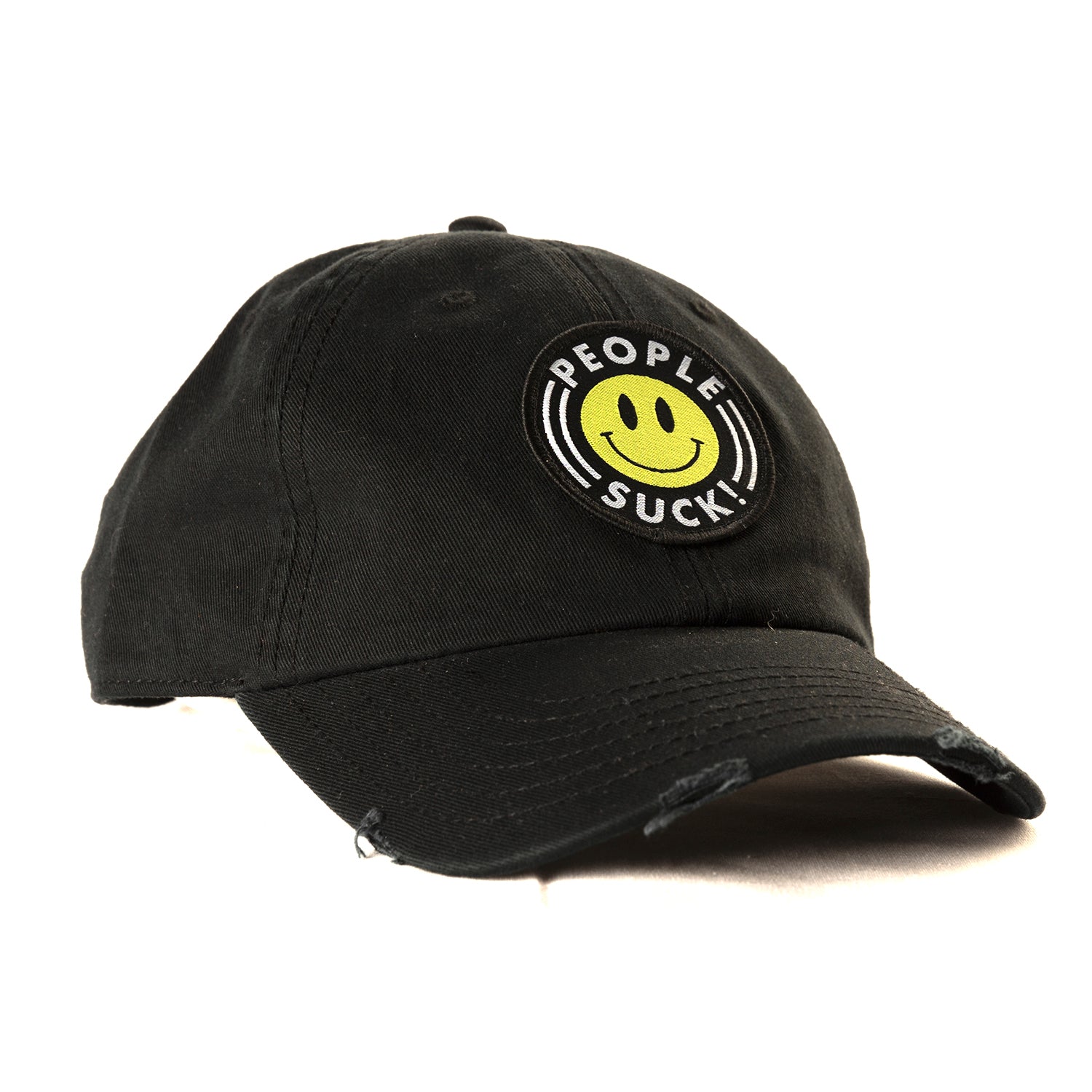 "People Suck" Destroyed Dad Hat