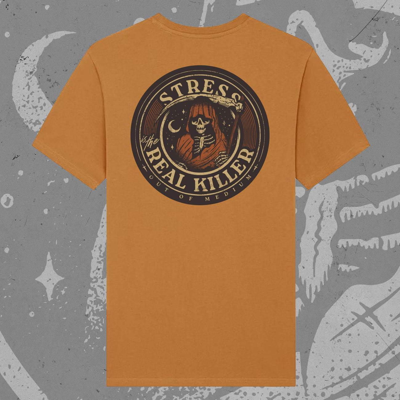 "Stress is the Real Killer" T-Shirt (Day Fall)