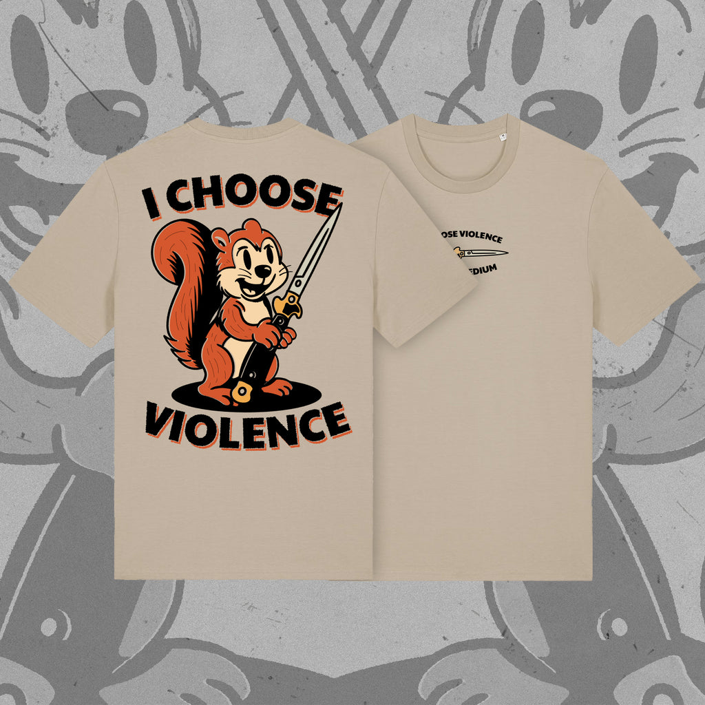 "Violence" Desert Dust T-Shirt