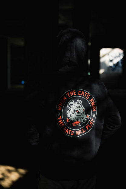 "The Rats Will Play" Zip Hoodie