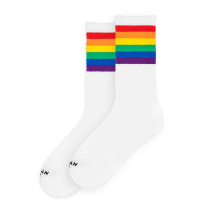 "Rainbow Pride" Mid High Socks