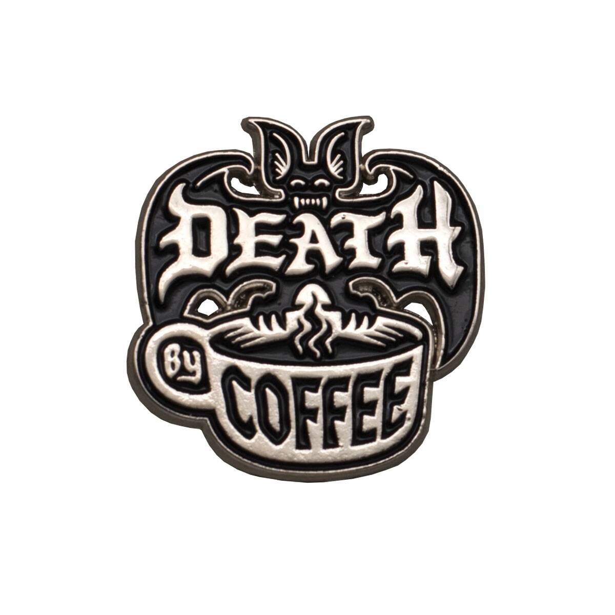 "Coffee Bat" Enamel Pin